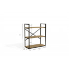 ESTANTERIA DE 3 NIVELES 87X72X33 TIPO INDUSTRIAL