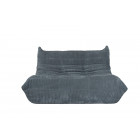 Sillón Box 2 Cuerpos Atma Home Corderoy Gris Oscuro | Preventa