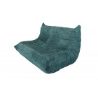 Sillón En Caja Togo 2 Cuerpos Atma Home Liso Petróleo