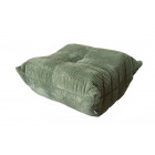 Puff En Caja Togo Atma Home Corderoy Verde Oscuro