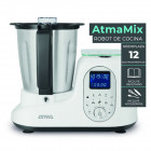 Robot de Cocina Blanco Pantalla Led 12 Programas 1200W Atma 