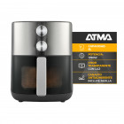 Freidora de Aire Atma Con Visor 6L Inox 1750W