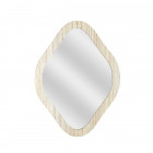 Espejo Decorativo Contorno Madera Rombo 34cm