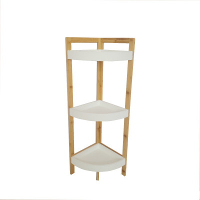 Esquinero Atma Home De Bambú Y Mdf 3 Niveles