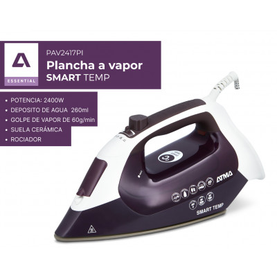 Plancha a vapor PAV1217N Atma 