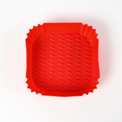 Recipiente Silicona Atma Para Freidora De Aire Rojo