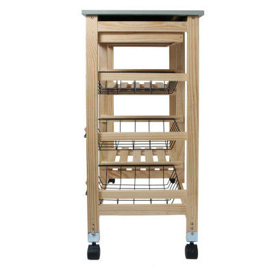 Carrito Organizador Atma con Cestas y Rueditas