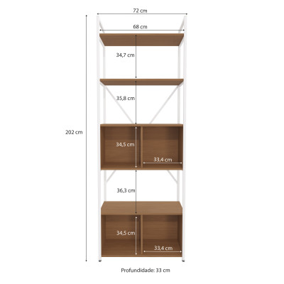 ESTANTERIA DE 4 NIVELES CON PUERTAS 202X72X33 TIPO INDUSTRIAL