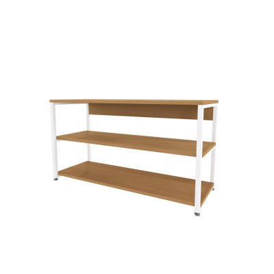 MUEBLE RECIBIDOR DE 3 NIVELES 88 X 49 X 33 MM TIPO INDUSTRIAL
