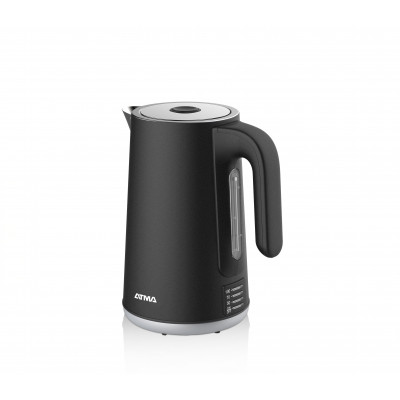 Pava Eléctrica Digital Atma 1.7L Con Corte Automático Negra