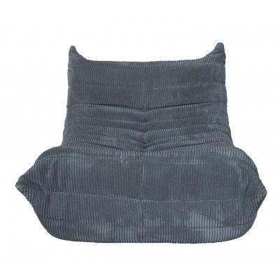 Sillón Box 1 Cuerpo Atma Home Corderoy Gris Oscuro| Preventa