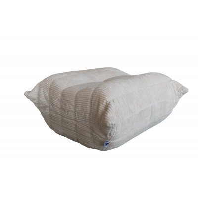 Puff En Caja Togo Atma Home Corderoy Beige