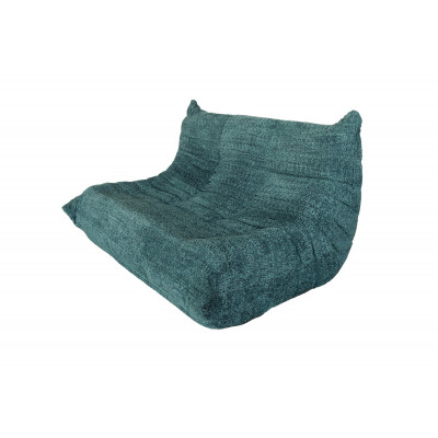Sillón En Caja Togo 2 Cuerpos Atma Home Liso Petróleo