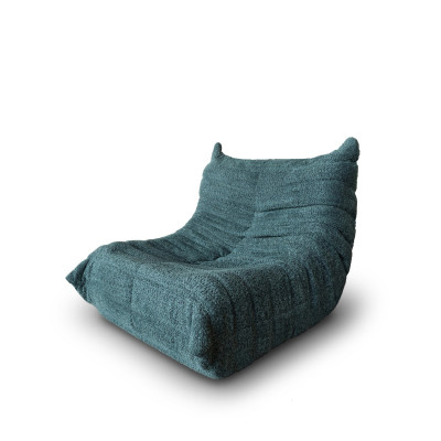 Sillón En Caja Togo 1 Cuerpo Atma Home Liso Petróleo