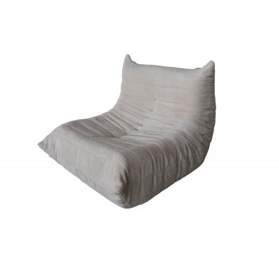 Sillón En Caja Togo 1 Cuerpo Atma Home Corderoy Beige
