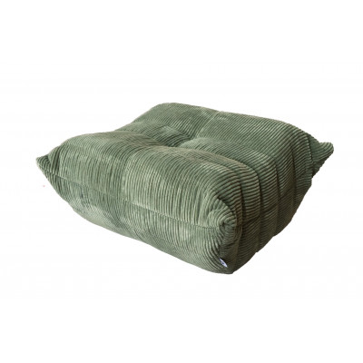 Puff En Caja Togo Atma Home Corderoy Verde Oscuro