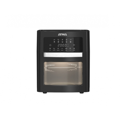Horno Grill Y Freidora De Aire Atma 15lts Negra