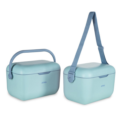 Heladera Conservadora Atma Vintage 20L Manija y Correa Intercambiables Celeste
