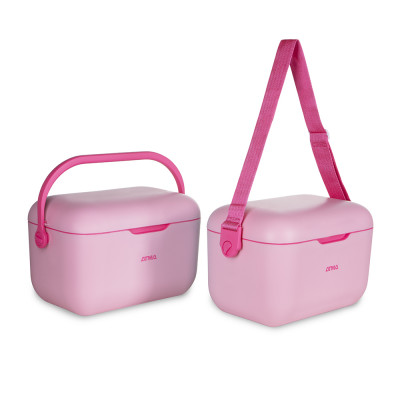 Heladera Conservadora Atma Vintage 20L Manija y Correa Intercambiables Rosa