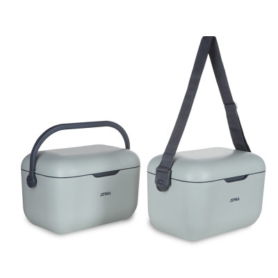 Heladera Conservadora Atma Vintage 20L Manija y Correa Intercambiables Gris