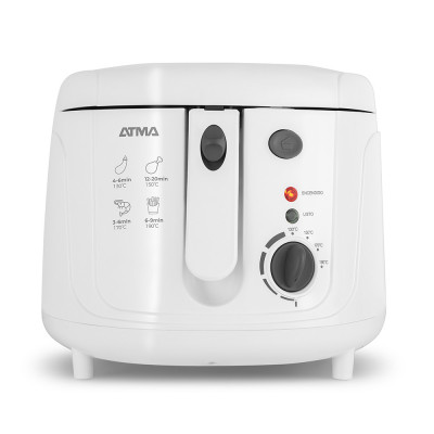 Atma - Robot de Cocina Blanco 8 en 1 ATMAMIX 12 programas - 10 velocidades  - pantalla LCD - Bowl Acero inoxidable