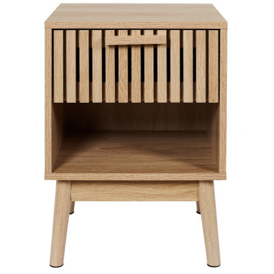 Mesa de luz Klaus Atma Home  1 Cajón 40x55 Cm