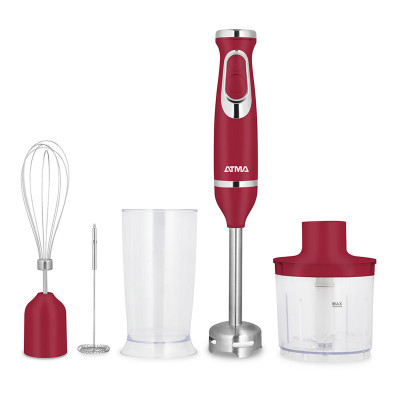 Licuadora de Mano Atma 600W 5 en 1 Rojo