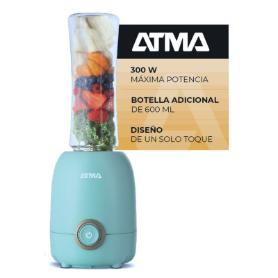 Licuadora Personal Essential Fit 600Ml 300w Azul Atma 