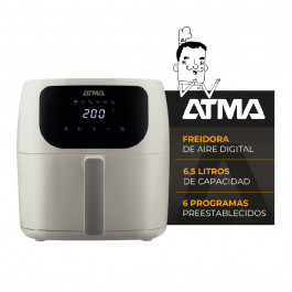 Atma - Freidora De Aire Panel Digital Atma 6 Programas 6.5 L Blanca