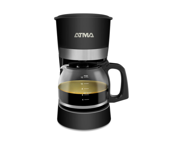 Atma - Cafetera de Filtro Semi Automática 1.5 lt Negra Atma